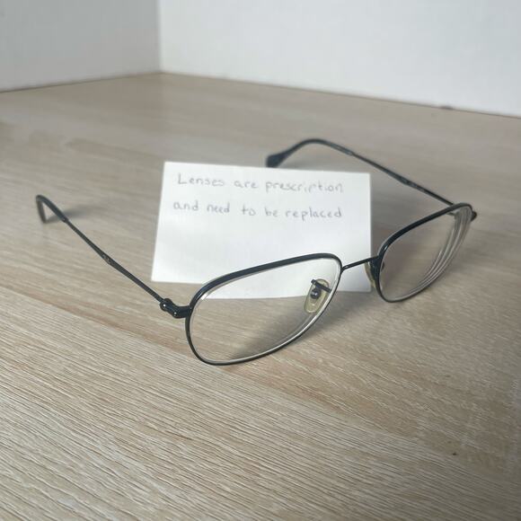 Ray-Ban RB6273 2760 Eyeglasses Black Metal PARTS ONLY 53-18-145 - Picture 1 of 9